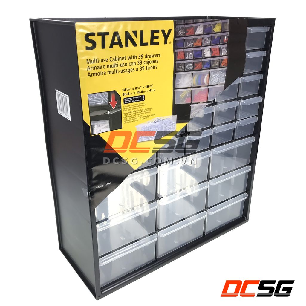 Tủ nhựa đựng linh kiện 39 ngăn Stanley 1-93-981 | DCSG