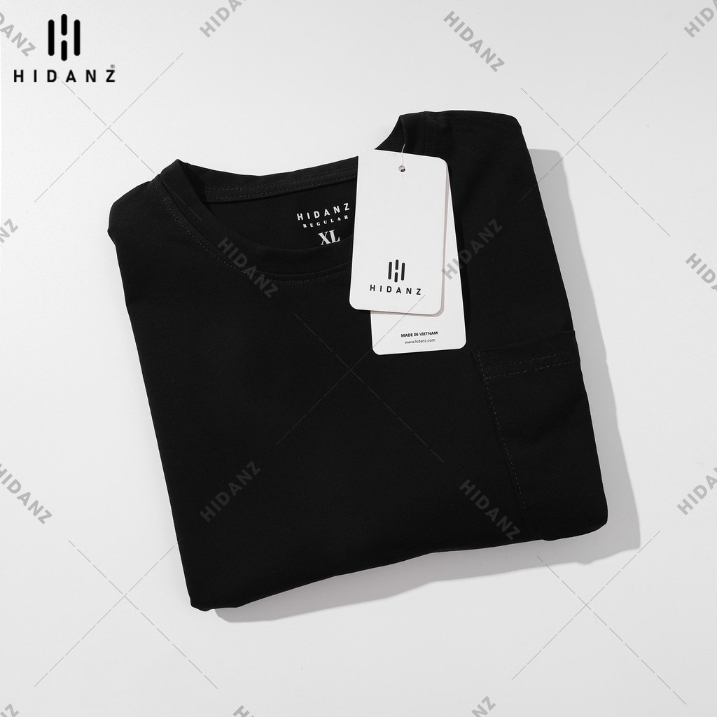 Áo thun trơn nam có túi basic tee HIDANZ chất vải 100% Cotton sang trọng - thoáng mát - co giãn - không xù - TCT01 | BigBuy360 - bigbuy360.vn