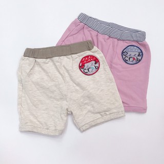Quần short trẻ em cạp kẻ Milk Mile. HA0886 (2 màu)