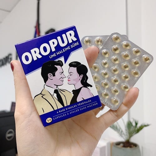 [ BILL PHÁP ] Viên uống thơm miệng Orupur OROPUR hỗ trợ giảm hôi miệng hiệu quả 50 Viên | Nội địa Pháp -  FREESHIP