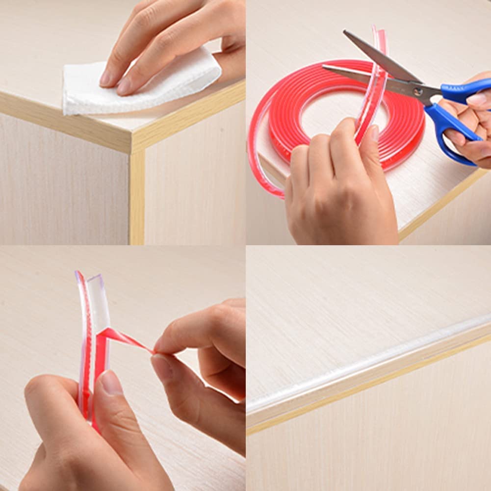 2m Dây Bọc Cạnh Bàn Trong Suốt Chống Va Chạm Bảo Vệ An Toàn Cho Bé
