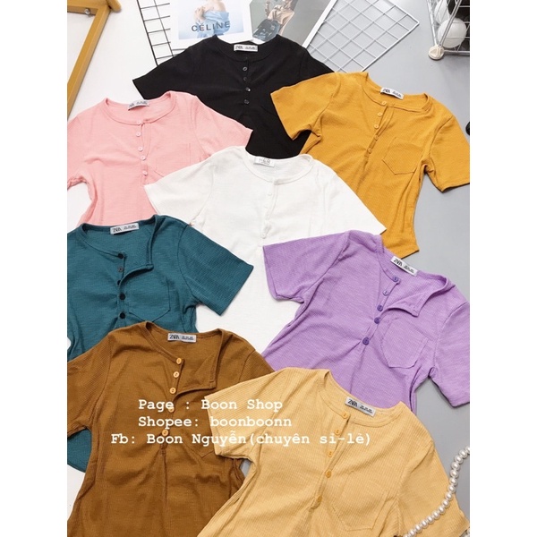 ÁO THUN TĂM CÚC 1 TÚI TAY CỘC MS11082