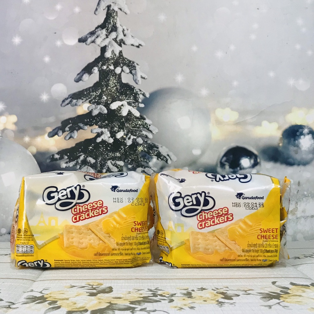 Bánh Quy Phô Mai Gery Cheese Cracker Gói 100g