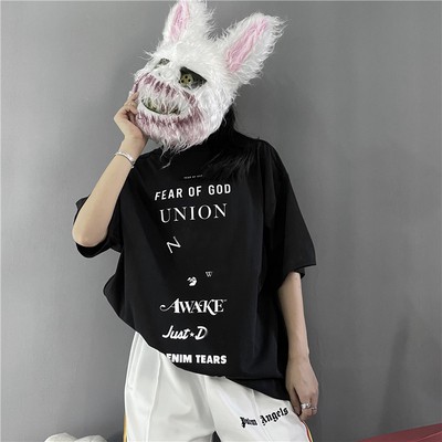 FEAR OF GOD GF nine-party joint commemorative T-shirt FOG loose couple short-sleeved T-shirt