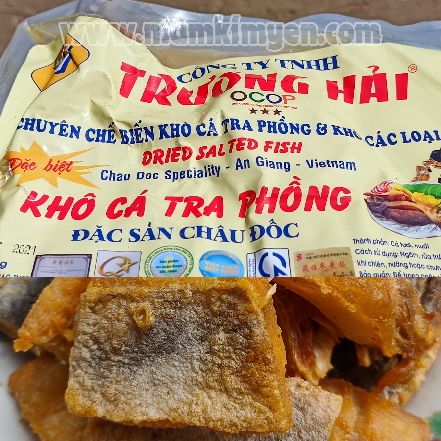 500gr Khô Cá Tra Phồng Trường Hải Châu Đốc Đặc Sản Nổi Tiếng Loại Đặc Biệt Thơm Ngon