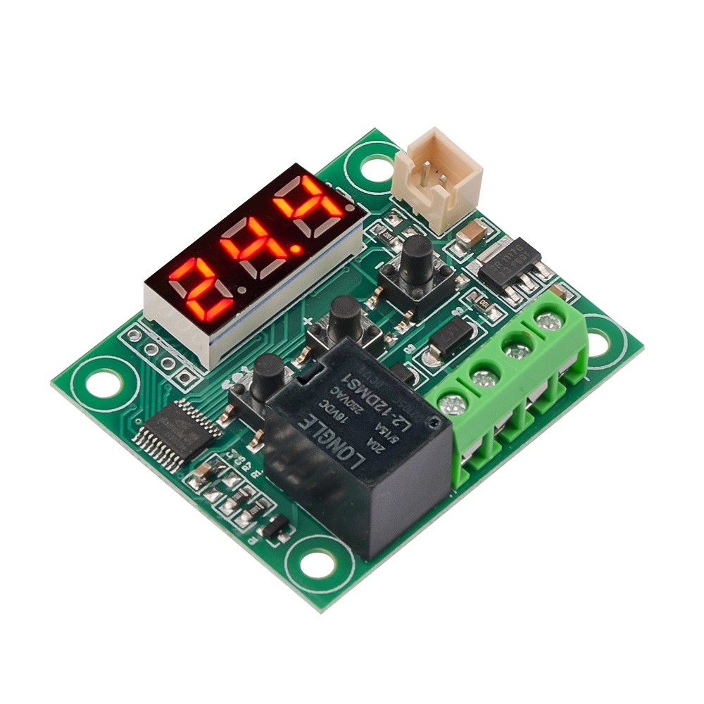 Công tắc điều chỉnh nhiệt độ đèn LED PCBFUN W1209 kỹ thuật số DC 12V -50-110° có cảm biến