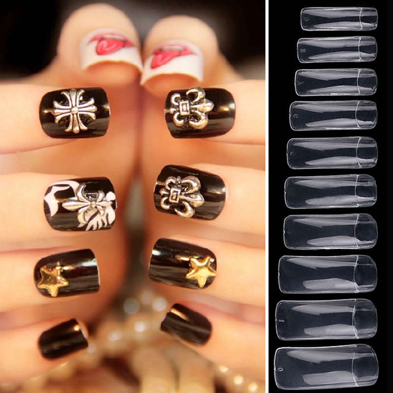 Set 500 Móng Tay Giả Bằng Acrylic Cao Cấp