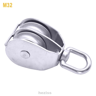 Ròng Rọc Kép Mini Bằng Thép Không Gỉ 304