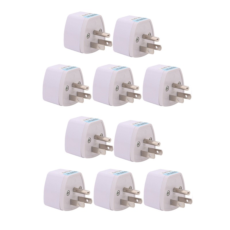 Phích cắm chuyển đổi AU UK EU sang US AC tiện lợi du lịch