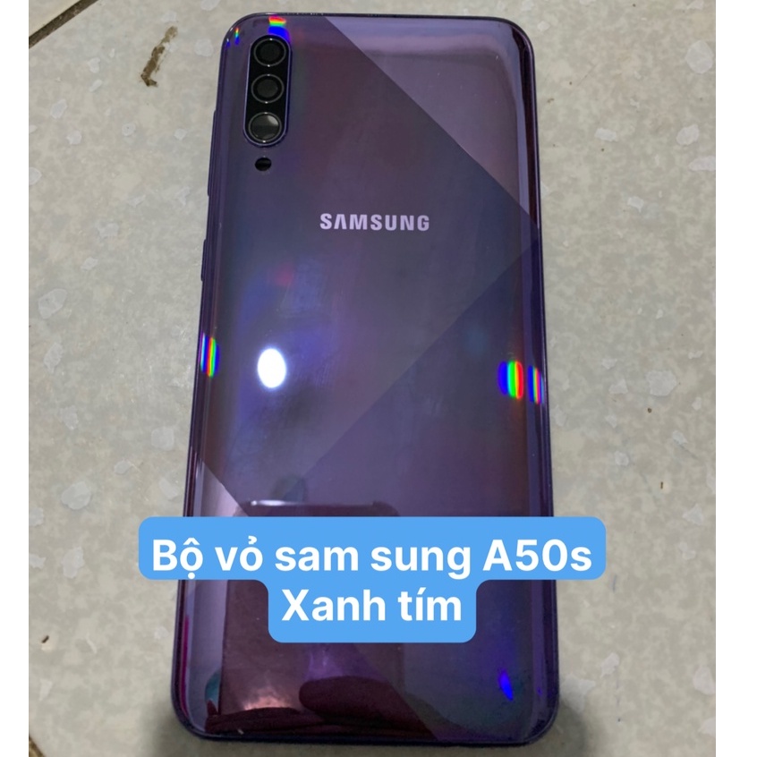 Bộ vỏ samsung A50s, bán lẻ lưng viền A50s, miếng lưng / hàng zin