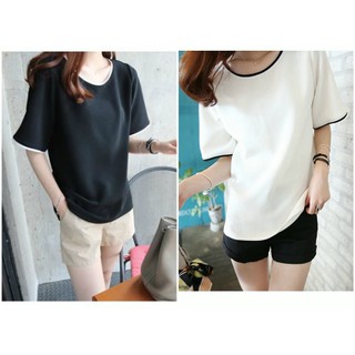 Áo thun nữ viền tay loe thời trang
