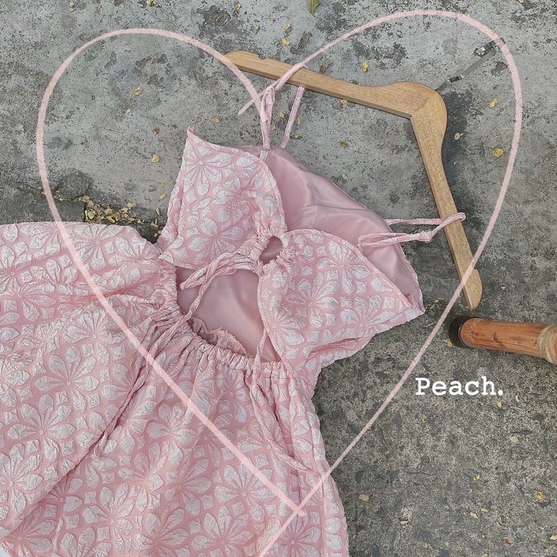 SET ÁO 2 day HOA nổi xanh