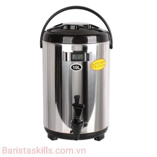 Bình ủ trà 10L, báo nhiệt