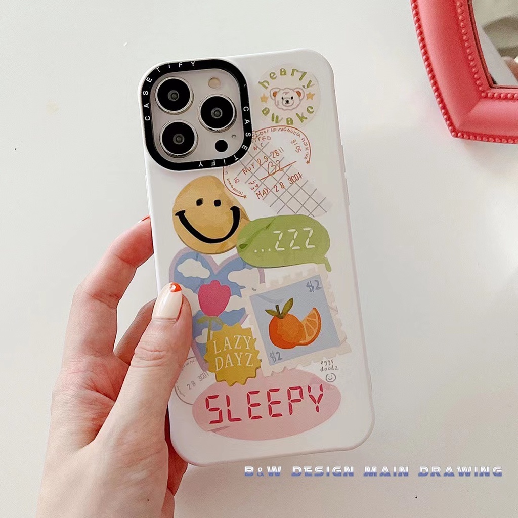 Ốp Điện Thoại Silicon Mềm Chống Sốc In Hình Mặt Cười Dễ Thương Cho iPhone 13 12 11 Pro MAX XR IX XS MAX i7 i8 Plus