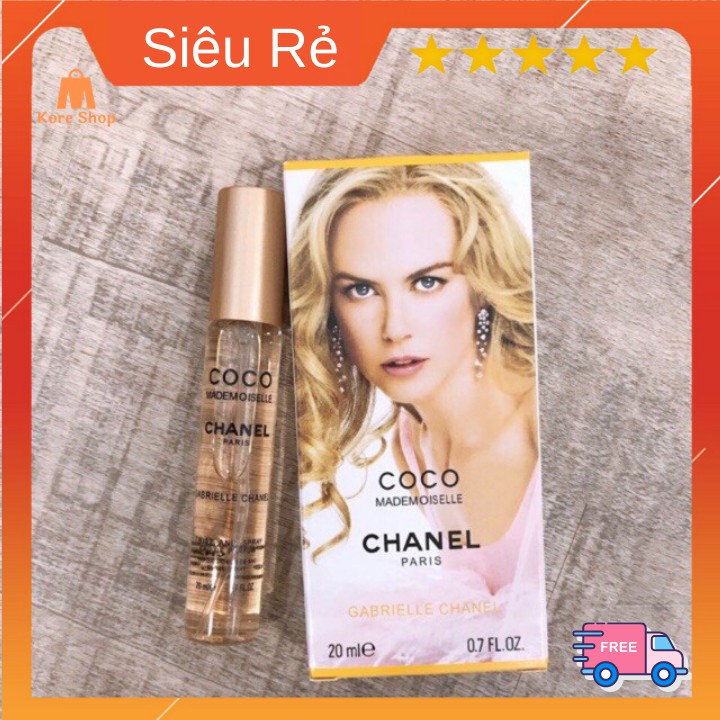 [Mini]Nước Hoa Nữ Tính COCO CHANEL Mademoiselle Chai Mini 20ml | Thế Giới Skin Care
