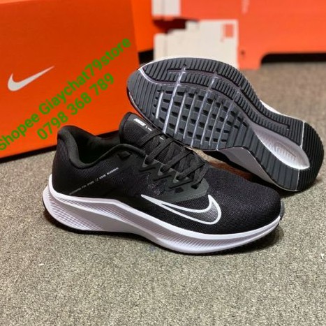 Giày Nike Running Quest 3 2020 Black/White Men's [Chính Hãng - FullBox] Giaychat79store