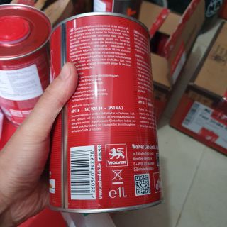 Nhớt Đức Wolver Racing 4T 1000ml 10W40 xe côn , xe số TD