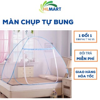 Màn Chụp Tự Bung,Mùng Chụp Tự Bung Gấp Gọn Thông Minh 1m6- 1m8-2m