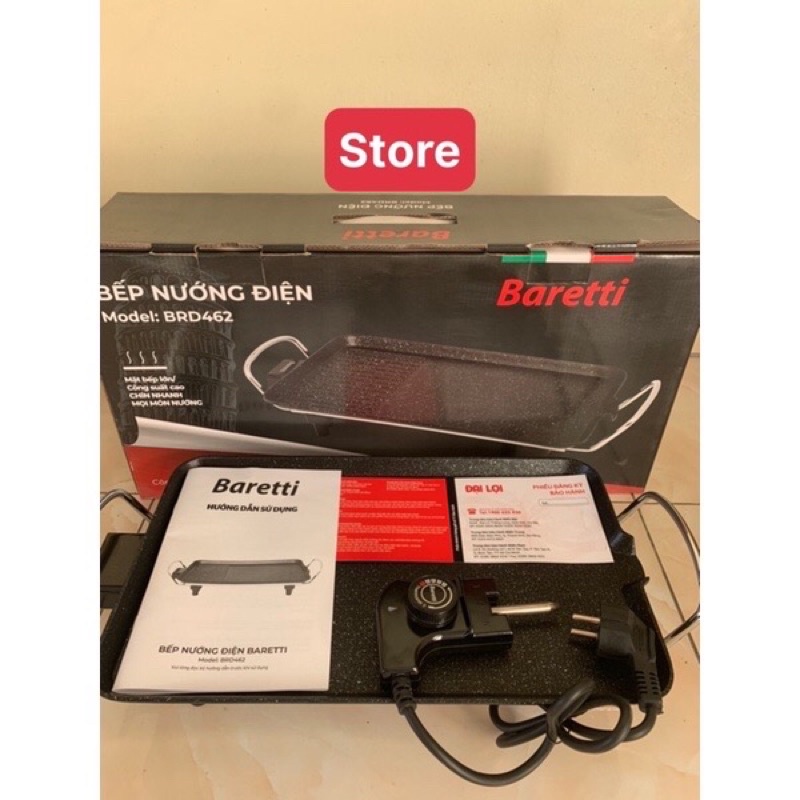 BẾP NƯỚNG CHỐNG DÍNH BARETTI (BH TOÀN QUỐC 12 THÁNG)