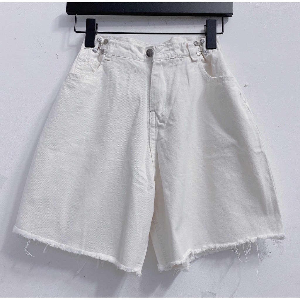 Quần Short Jean Cài Eo YAYSHOP chất mềm mịn Form siêu xinh ( unisex)