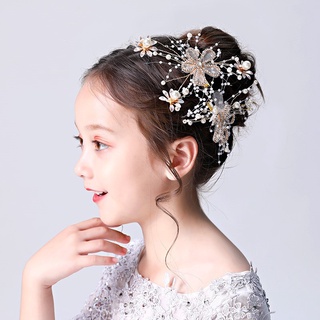 Kẹp tóc gắn hoa nhỏ xinh xắn dành cho bé gái 13