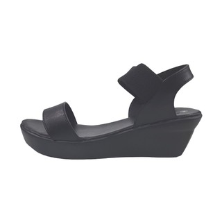 Sandal nữ đế xuồng cao 6cm dpw067588den