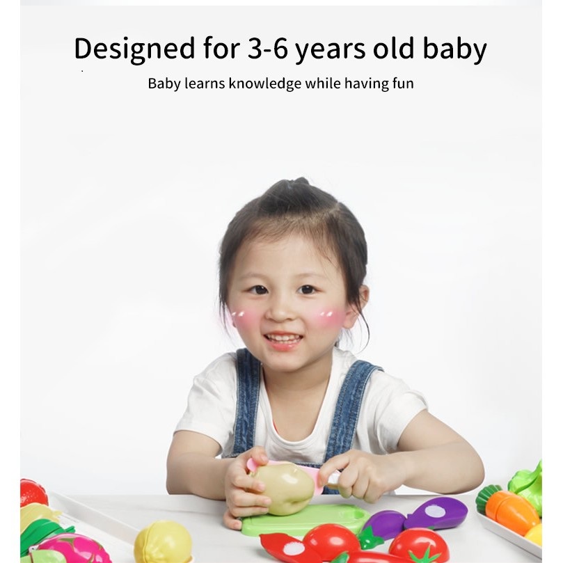 Bộ Đồ Chơi Cắt Trái Cây 39 Kiểu Cho Bé