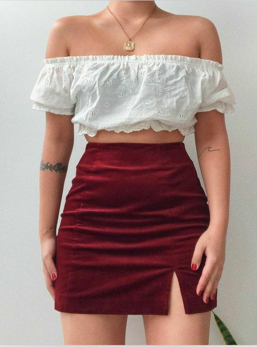 Chân Váy Xẻ Tà Thời Trang Dành Cho Nữ | BigBuy360 - bigbuy360.vn