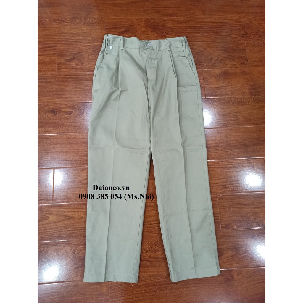 Quần Áo Bảo Hộ Lao Động Vải Kaki thoáng mát và may kèm phản quang- DN03