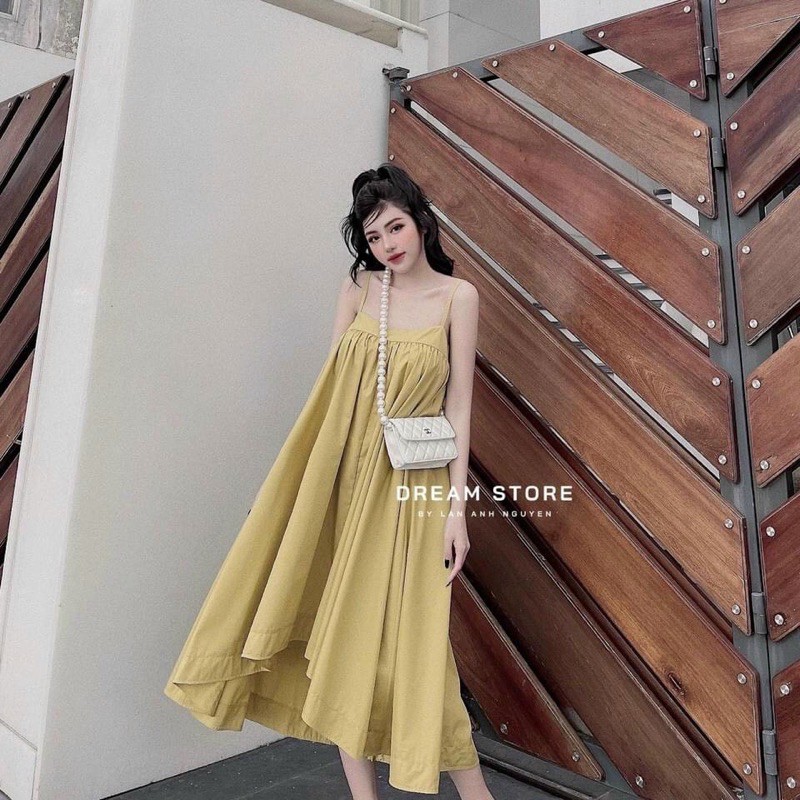 [Mã FAMAYWA2 giảm 10K đơn 50K] váy 2s dáng babydol ( dây có điều chỉnh) | BigBuy360 - bigbuy360.vn