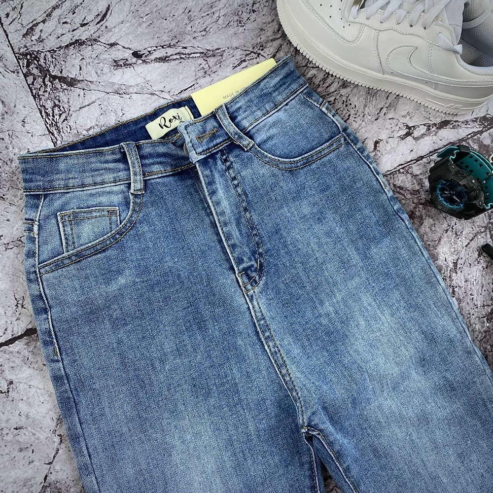 Quần jean nữ NEYUJEANS Skinny Lưng Cao, Chất Liệu Co Dãn Cao Cấp, Ống Ôm tregging, Dáng Đứng 3 Màu | BigBuy360 - bigbuy360.vn