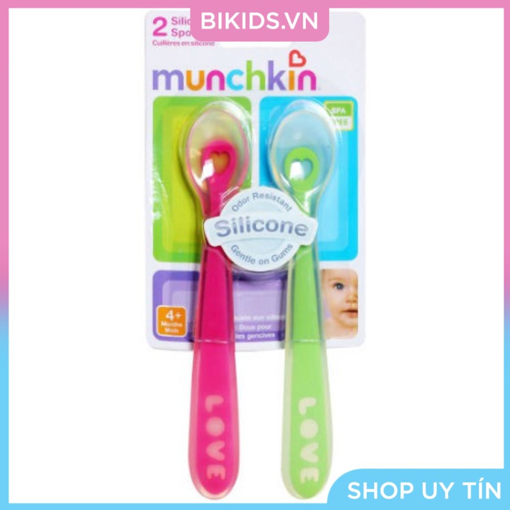 Munchkin - Thìa silicone 2c 27106