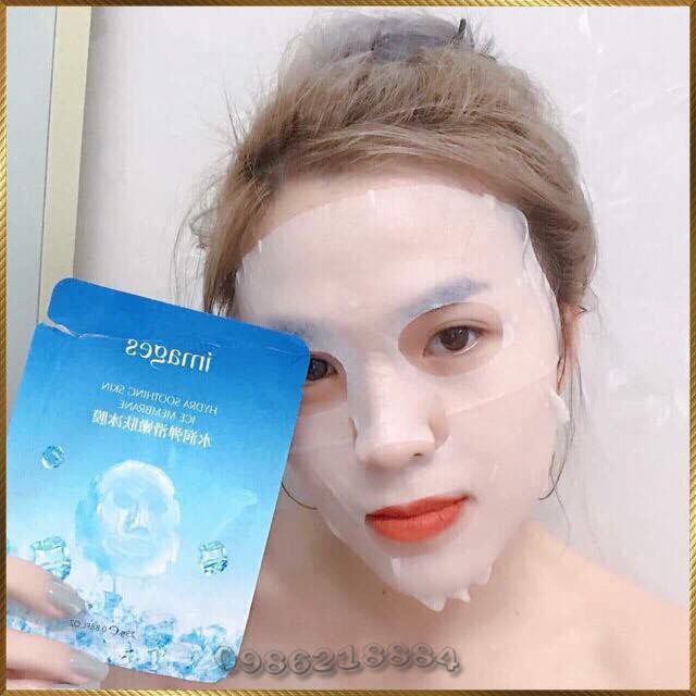 Mặt nạ đá băng images Hydra Soothing Skin Ice Membrane cấp ẩm dưỡng trắng se khít lỗ chân lông IHS3