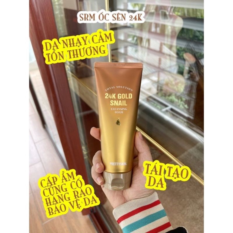 Sữa rửa mặt ốc sên Prettyskin 150ml