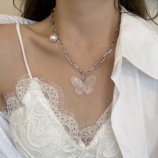 Vòng cổ mặt bướm hologram xinh xắn - cá tính - choker