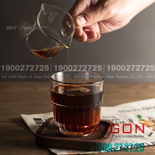 Ly Thủy Tinh Cường Lực TarQ Rock 266ml | LIB.16077 , Thủy Tinh Cao Cấp