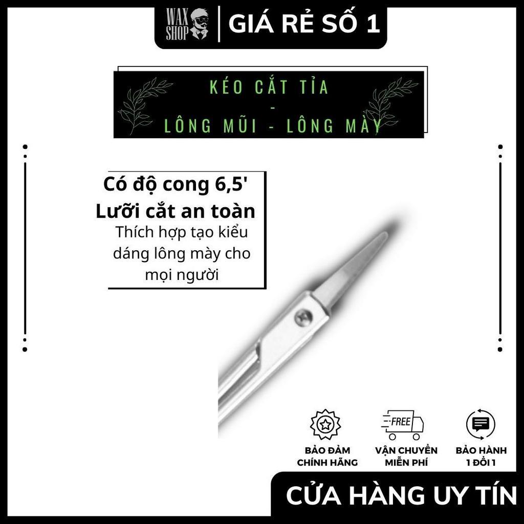 Kéo Cắt Tỉa Lông Mũi, Lông Mày - An Toàn -Thép Không Gỉ Cao Cấp - Thiết Kế Nhỏ - Gọn - Nhẹ - Waxshop - SD - DG