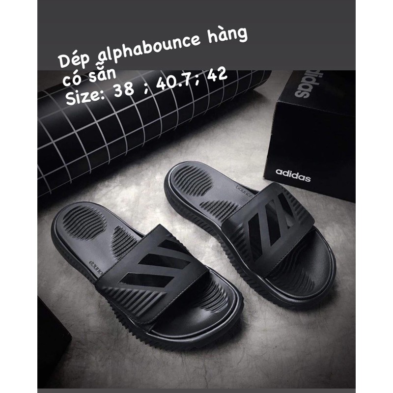 Dép Adidas ALPHABOUNCE BASKETBALL SLIDES mã B41720 Chính hãng