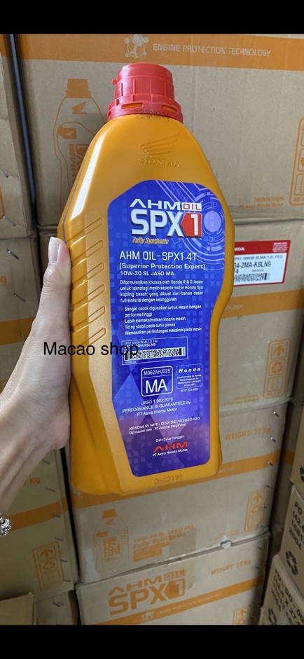 Dầu nhớt tổng hợp SPX1 Honda 1lit2