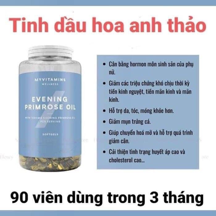 Collagen thủy phân - Omega 369 - Tinh dầu hoa anh thảo Myvitamins