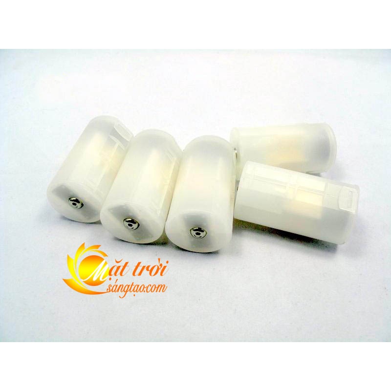 Bộ 2 adapter chuyển đổi 2 pin tiểu AA thành pin đại D