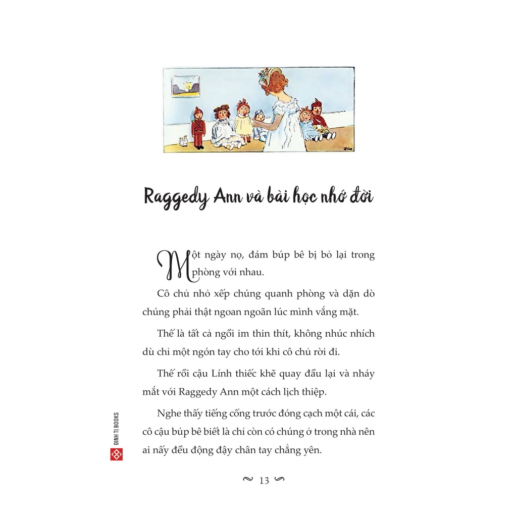 Sách - Búp bê Raggedy Ann