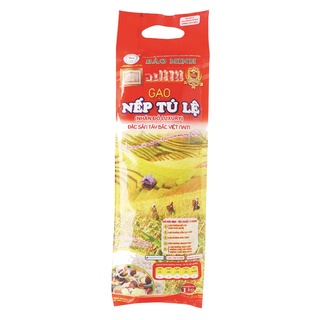 Gạo nếp Tú Lệ Bảo Minh thượng hạng đặc sản Yên Bái túi 1kg tiện dụng