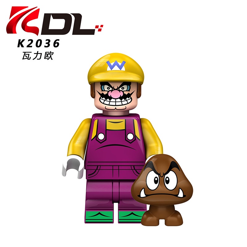 Búp bê siêu mã lực đồ chơi giáo dục trẻ em lắp ráp khối xây dựng minifigures lego minecraft