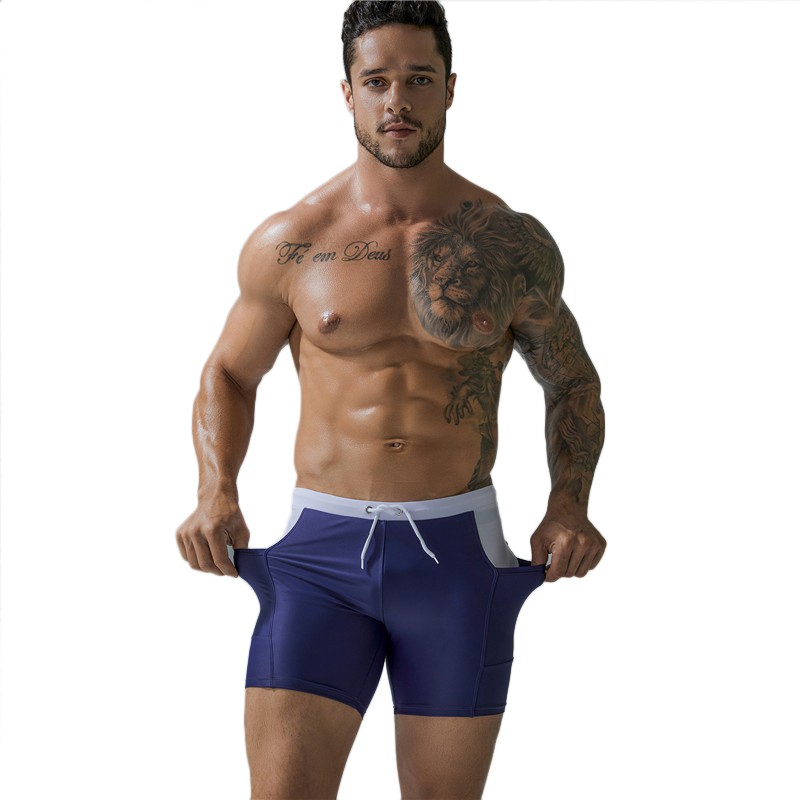 Quần bơi nam boxer có túi Sportslink deenyt a0113-1
