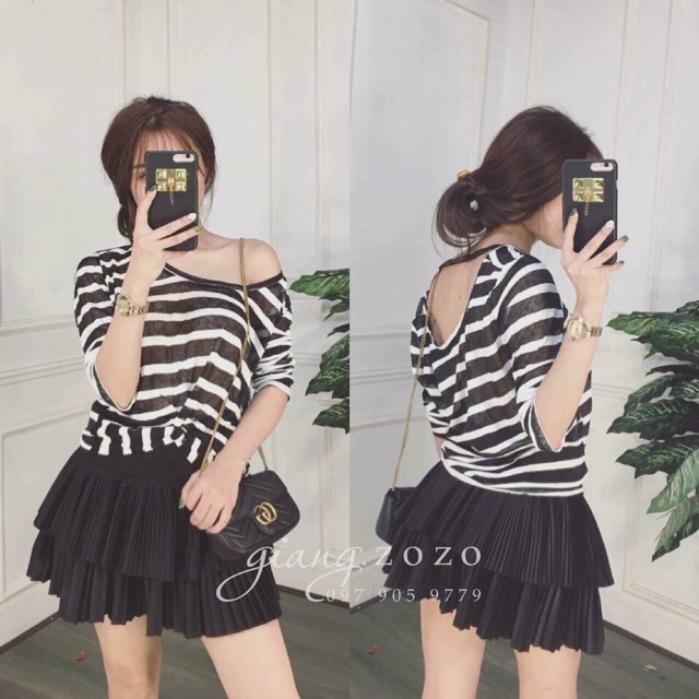 Chân váy xếp li hàng Qc siu đẹp