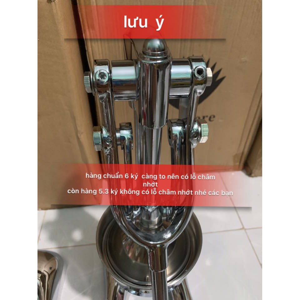 Máy Ép Cam Bằng Tay INOX Loại 6kg (GIÁ SIÊU SỐC)