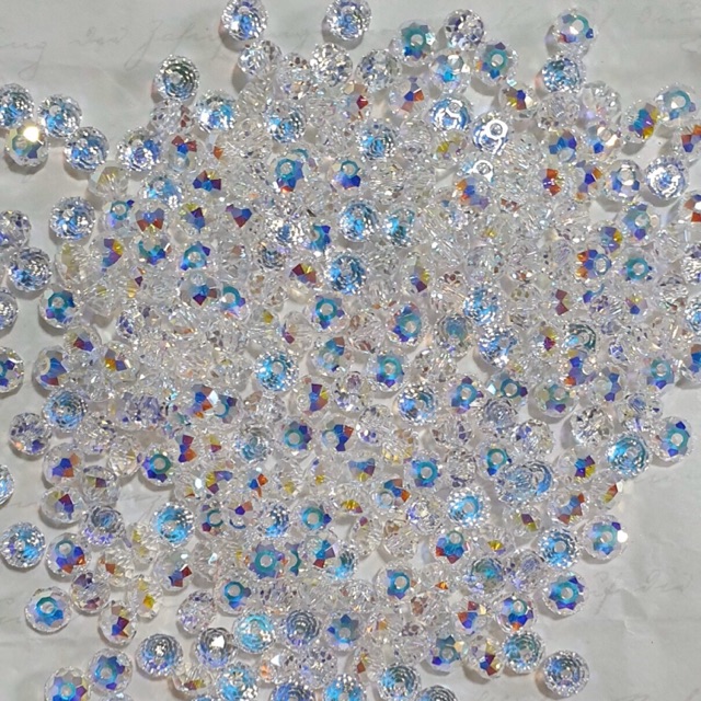 Gói hạt pha Lê cao cấp Swarovski bánh cam 6li