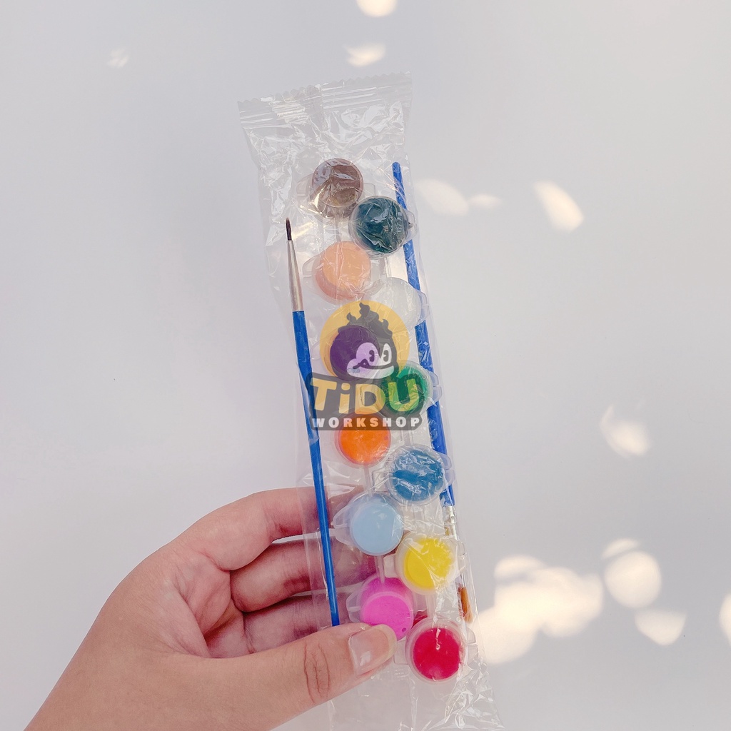 Bộ màu nước acrylic pha loãng 12 màu