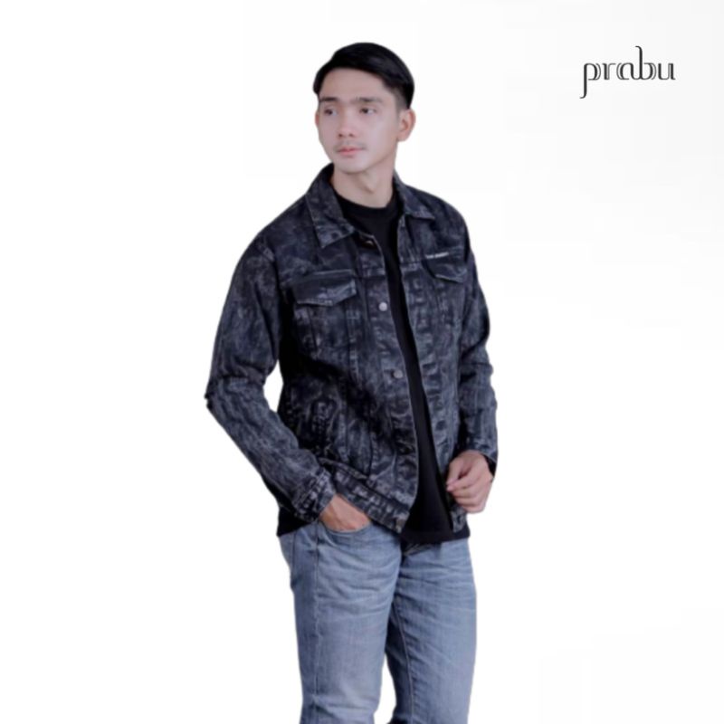 LEVIS (Miaviajeans) Áo Khoác Jean Thêu Họa Tiết Màu Xám Nâu Sinh Học Màu Xám Đậm Chính Hãng size Lớn size Jumbo XL - XXL Sành Điệu Dành Cho Nam Tuổi Teen